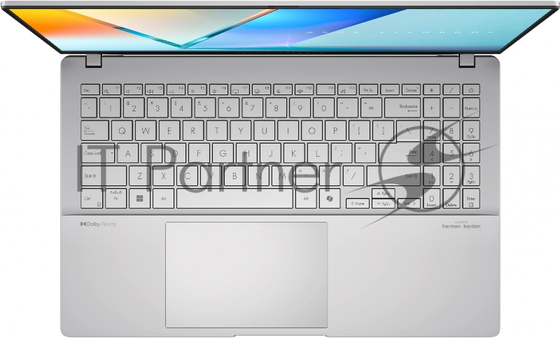 Ноутбук ASUS Vivobook S 15 OLED S5507QA-MA013W Snapdragon® X Plus X1P 42 100 3.4GHz LPDDR5X 16GB 1TB PCIE G4 SSD 15.6 3К (2880 x 1620) OLED 120Hz WIN11 HOME Cool Silver