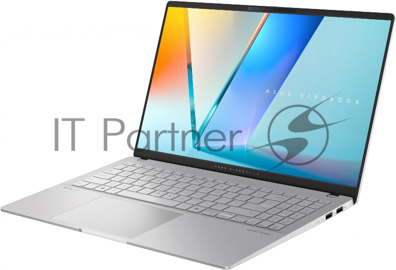 Ноутбук ASUS Vivobook S 15 OLED S5507QA-MA013W Snapdragon® X Plus X1P 42 100 3.4GHz LPDDR5X 16GB 1TB PCIE G4 SSD 15.6 3К (2880 x 1620) OLED 120Hz WIN11 HOME Cool Silver