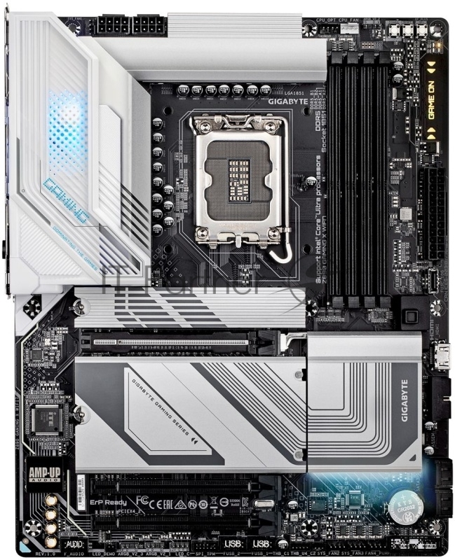 Материнская плата GIGABYTE Z890 GAMING X WIFI7, LGA 1851, Intel Z890, 4xDDR5, 4xSATA, 4xM.2, 1xPCI-E 5.0 x16, 2xPCI-E 4.0 x4, 1xDP, 1xUSB-C, 1x 2.5Gb LAN, 3xUSB-A 3.2 Gen 1, 2xUSB-A 3.2 Gen 2, 4xUSB-A 2.0, 1xUSB4, 2x3.5 мм, 7.1, ATX