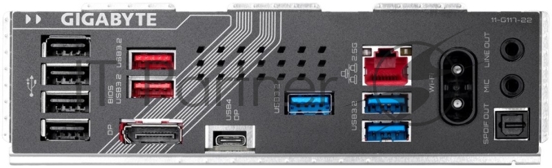 Материнская плата GIGABYTE Z890 GAMING X WIFI7, LGA 1851, Intel Z890, 4xDDR5, 4xSATA, 4xM.2, 1xPCI-E 5.0 x16, 2xPCI-E 4.0 x4, 1xDP, 1xUSB-C, 1x 2.5Gb LAN, 3xUSB-A 3.2 Gen 1, 2xUSB-A 3.2 Gen 2, 4xUSB-A 2.0, 1xUSB4, 2x3.5 мм, 7.1, ATX