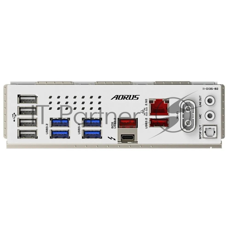 Материнская плата GIGABYTE Z890 AORUS ELITE X ICE, LGA 1851, Intel Z890, 4xDDR5, 4xSATA, 5xM.2, 1xPCI-E 5.0 x16, 1xPCI-E 4.0 x4, 1xPCI-E 4.0 x1, 1x 2.5Gb LAN, 4xUSB-A 3.2 Gen 1, 2xUSB-A 3.2 Gen 2, 4xUSB-A 2.0, 1xUSB-C (Thunderbolt 4), 2x3.5 мм, 7.1,