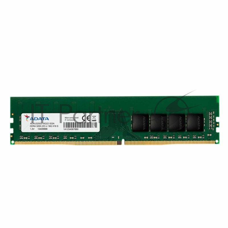 Память DDR4 16GB 3200MHz A-Data AD4U3200316G22-SGN Premier RTL PC4-25600 CL22 UDIMM 288-pin 1.2В single rank Ret
