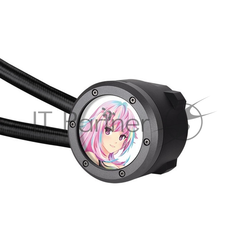 Жидкостная система охлаждения Thermaltake CL-W414-PL12SW-A All-In-One Liquid Cooler System/ARGB Fan 120*2/PWM 500-1500 rpm/Water Block 2.1 inch LCD