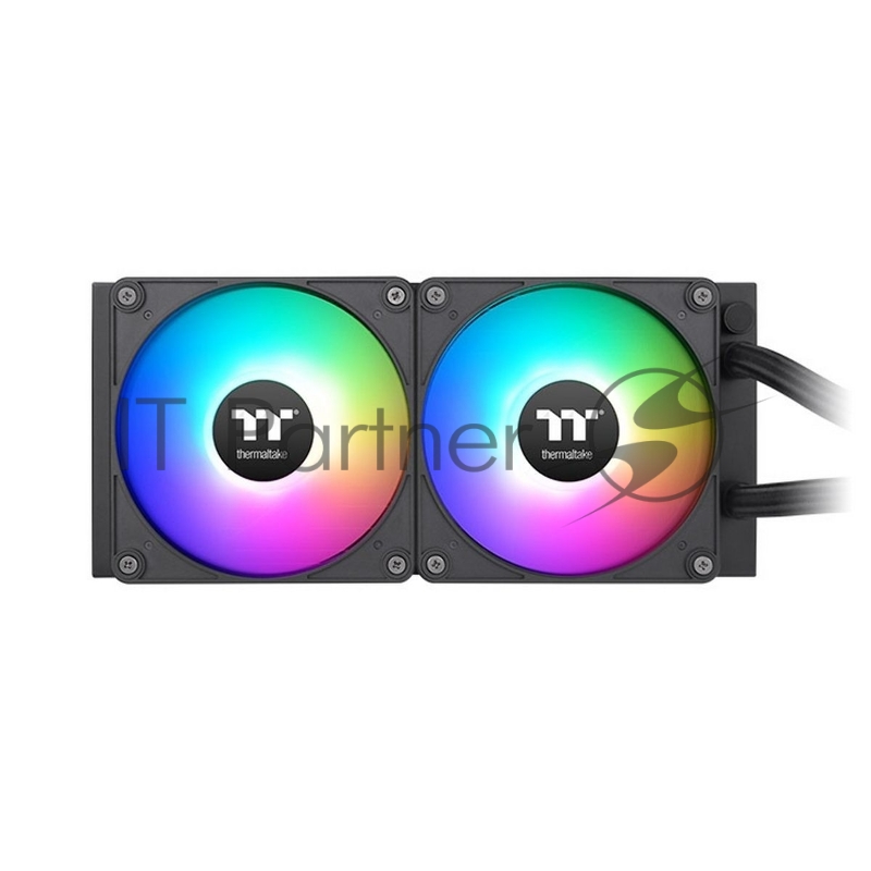 Жидкостная система охлаждения Thermaltake CL-W416-PL14SW-A All-In-One Liquid Cooler System/ARGB Fan 140*2/PWM 500-1800 rpm/Water Block 2.1 inch LCD