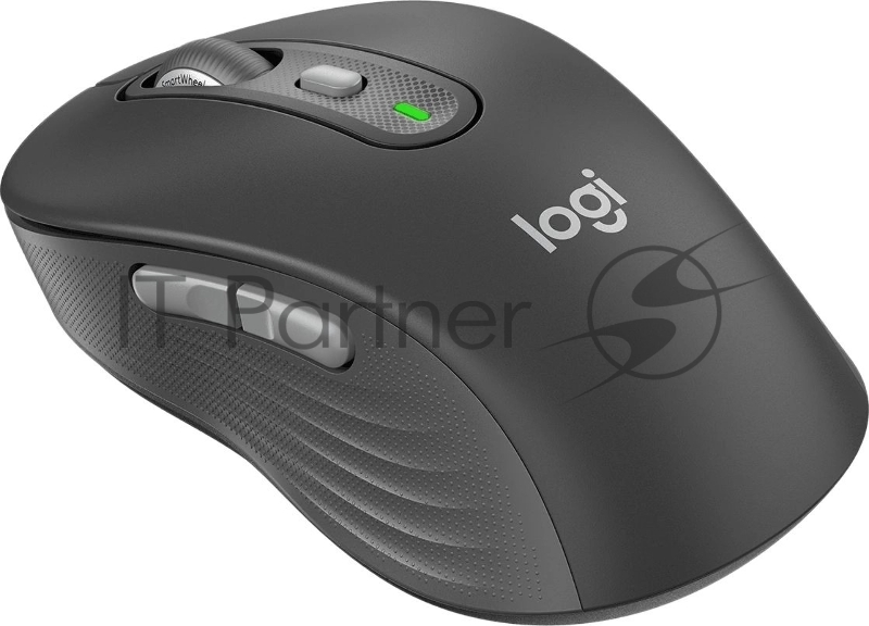 Мышь беспроводная Logitech M750 графитовый оптическая 4000dpi BT/Radio USB 5but