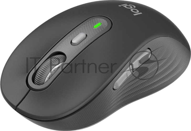 Мышь беспроводная Logitech M750 графитовый оптическая 4000dpi BT/Radio USB 5but