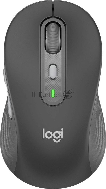 Мышь беспроводная Logitech M750 графитовый оптическая 4000dpi BT/Radio USB 5but