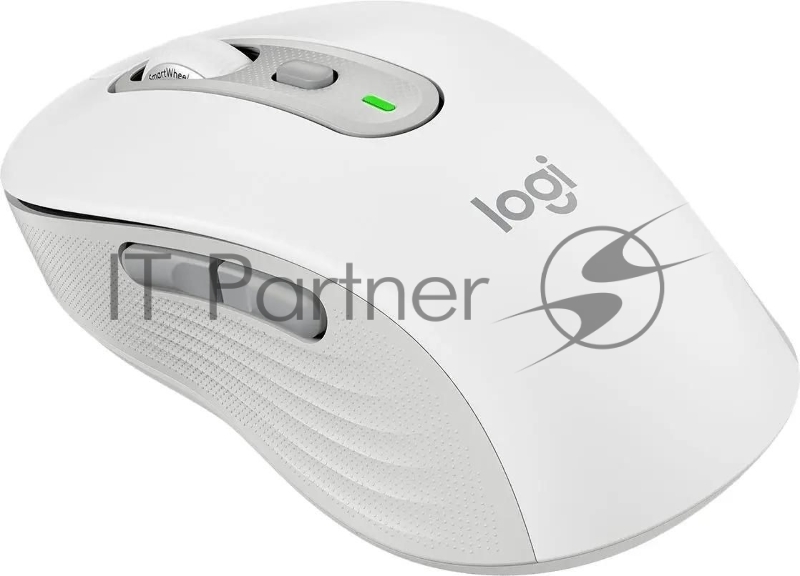 Мышь беспроводная Logitech M750 белый оптическая 4000dpi BT/Radio USB 5but