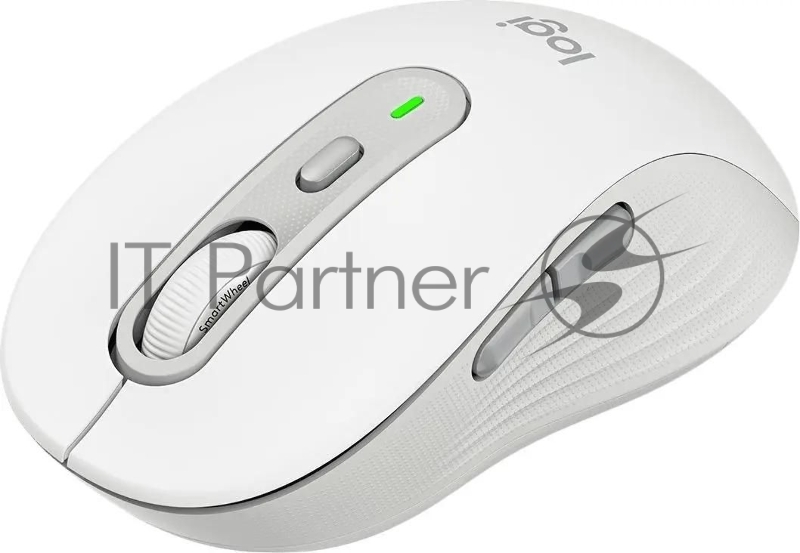 Мышь беспроводная Logitech M750 белый оптическая 4000dpi BT/Radio USB 5but