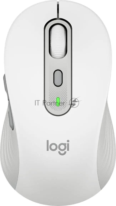 Мышь беспроводная Logitech M750 белый оптическая 4000dpi BT/Radio USB 5but