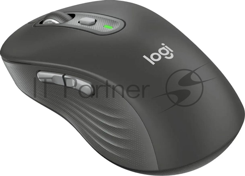 Мышь беспроводная Logitech M750 L Large графитовый оптическая 4000dpi BT/Radio USB 5but