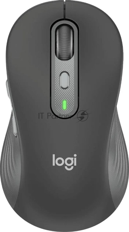 Мышь беспроводная Logitech M750 L Large графитовый оптическая 4000dpi BT/Radio USB 5but
