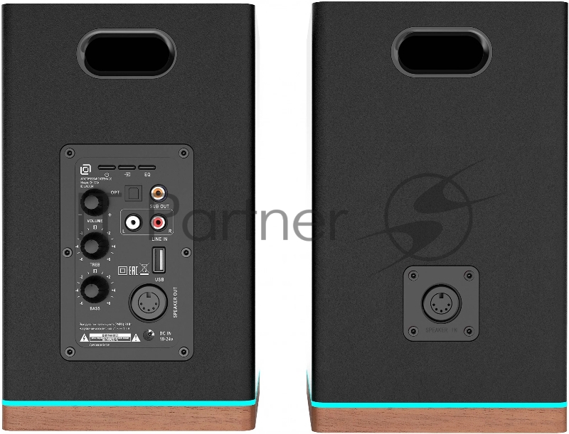 Колонки Оклик OK-605A 2.0 черный 60Вт BT