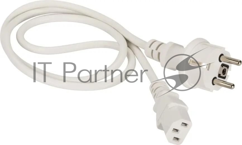 Шнур питания Lanmaster LAN-PP13/SH-1.5-WH C13-Schuko проводник.:3x0.75мм2 1.5м 220В 10А белый