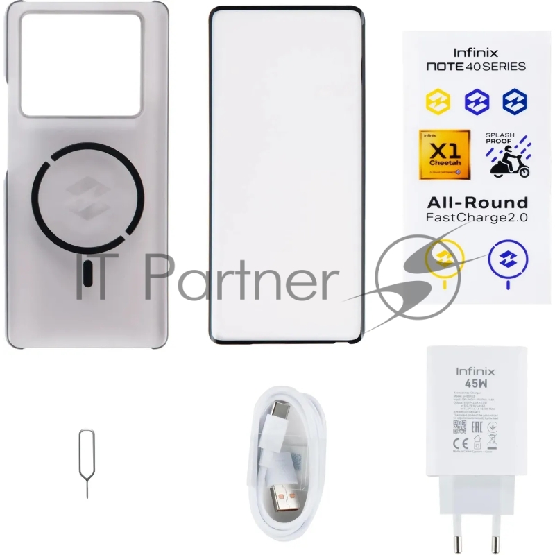 Смартфон Infinix Note 40, 8/256Gb, черный