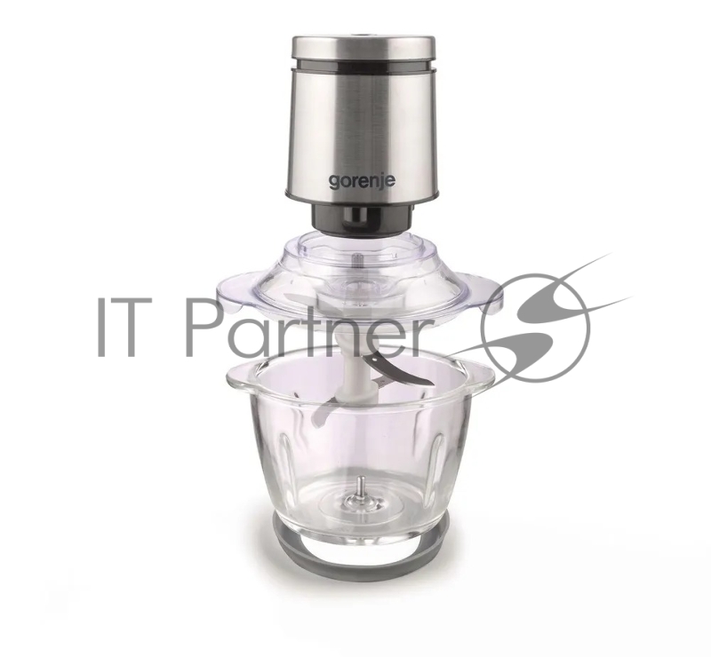 Измельчитель электрический Gorenje S450XE 1.2л. 450Вт серебристый/черный