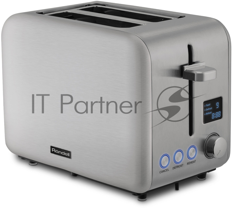 Тостер Rondell RDE-1203 950Вт стальной