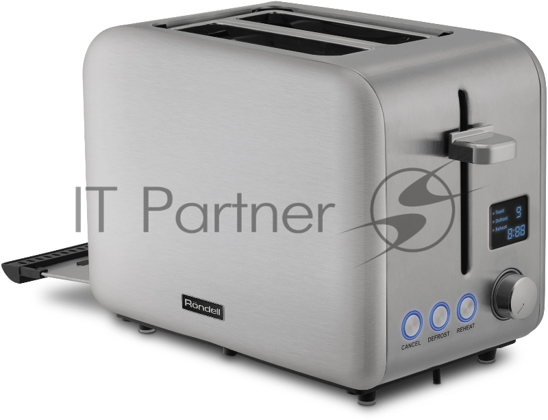 Тостер Rondell RDE-1203 950Вт стальной