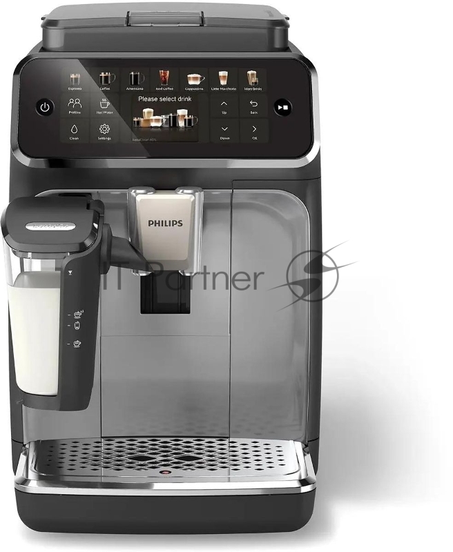 Кофемашина автоматическая Philips EP4446/70, черный, 1.8 л, 1500 Вт, 15 Бар