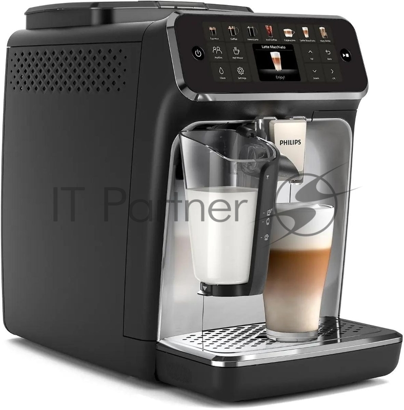 Кофемашина автоматическая Philips EP4446/70, черный, 1.8 л, 1500 Вт, 15 Бар