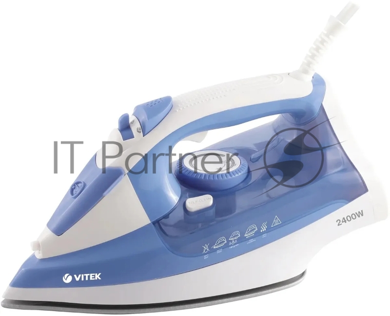 Утюг Vitek VT-8330 белый/голубой