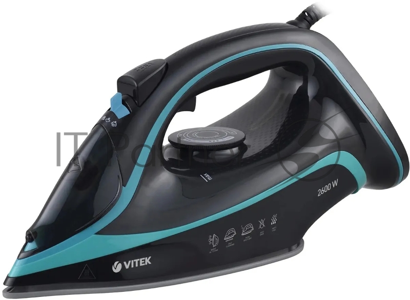 Утюг Vitek VT-8334 черный/бирюзовый