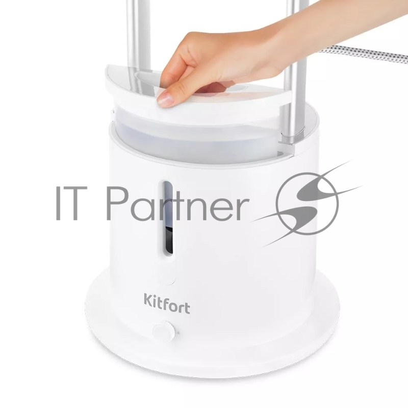 Отпариватель напольный Kitfort КТ-9134 2280Вт белый/черный