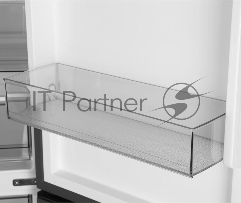 Холодильник Hyundai CC50073F черный, двухкамерный, 273/142л, морозилка снизу