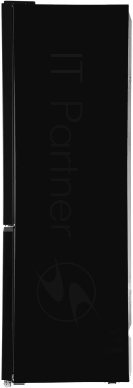 Холодильник Hyundai CC50073F черный, двухкамерный, 273/142л, морозилка снизу