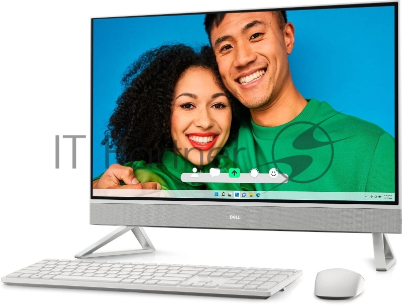 Моноблок Dell Inspiron 7730 27 Full HD Core 7 150U (1.8) 16Gb SSD1Tb MX570A 2Gb CR Windows 11 Professional GbitEth WiFi BT клавиатура мышь Cam серебристый 1920x1080