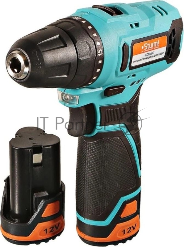 Шуруповерт Sturm! CD1240C аккум. патрон:быстрозажимной (кейс в комплекте)