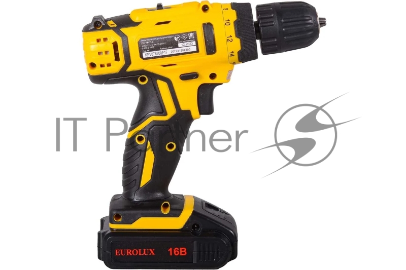 Дрель-шуруповерт аккумуляторная ДА-16/2Li Eurolux