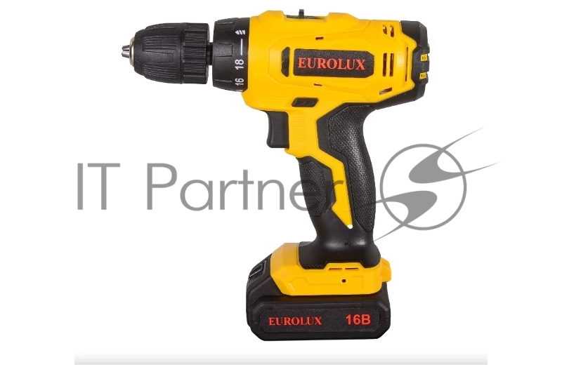 Дрель-шуруповерт аккумуляторная ДА-16/2Li Eurolux