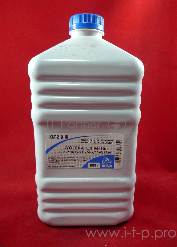 Тонер для Kyocera Universal (TK-17/18/20H/100/110/111/112/ (OEM совместимый) (фл. 1кг) Black&White фас. Россия
