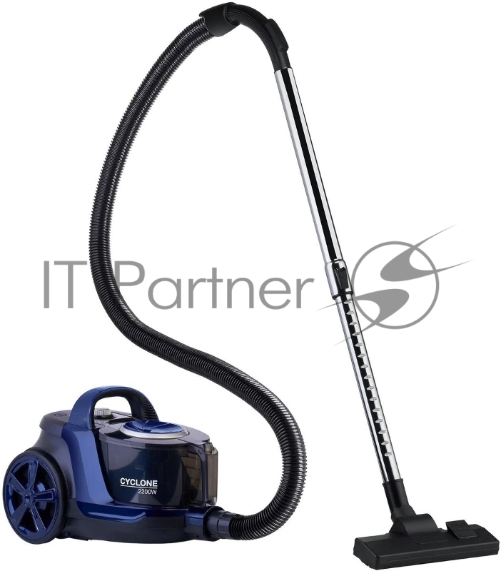 Пылесос Hyundai HYV-C3955 фиолетовый/черный 380/2220Вт, уборка сухая, пылесборник контейнер 1.5 л