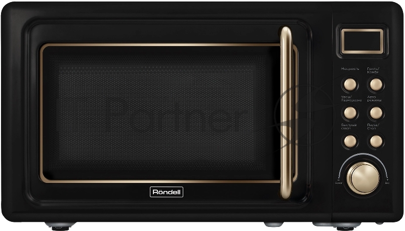 Микроволновая Печь Rondell RDE-1850 черный 20л. 1150Вт переключатели - поворотный механизм