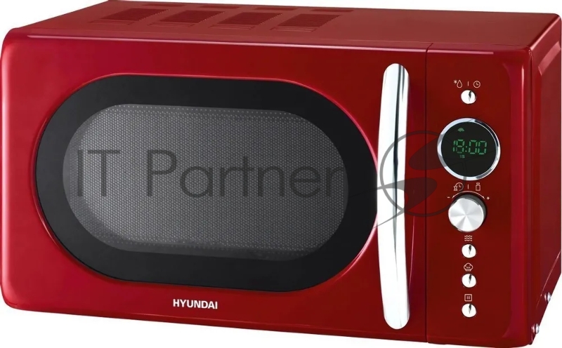 Микроволновая Печь Hyundai HYM-D3037 20л. 700Вт красный/серебристый