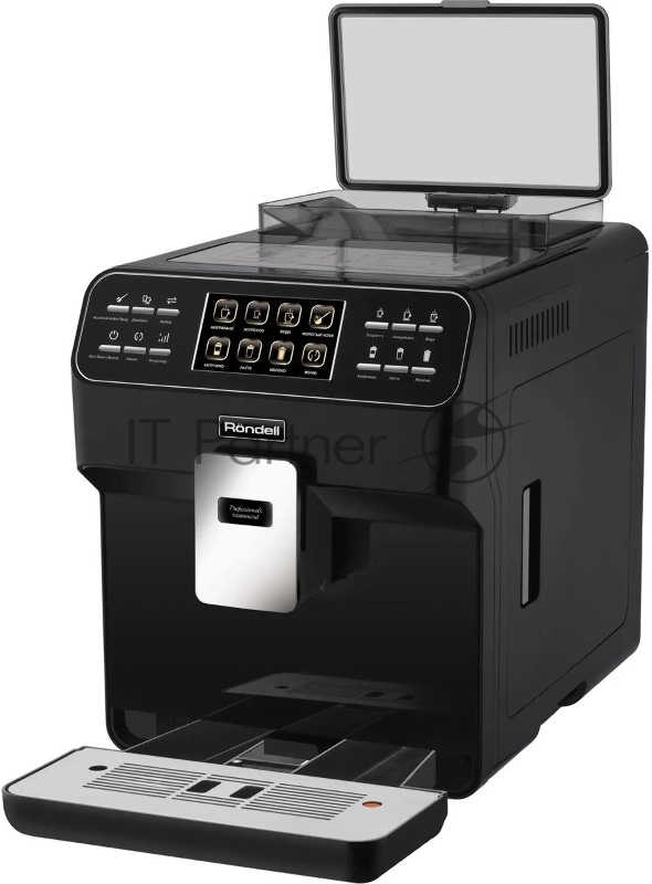 Кофемашина автоматическая Rondell RDE-1112 черный молотый/зерновой 1.6 л 1500 Вт 20 Бар