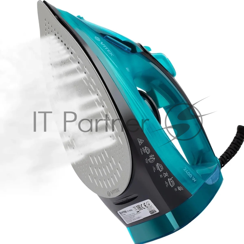 Утюг Vitek VT-8322 бирюзовый/черный