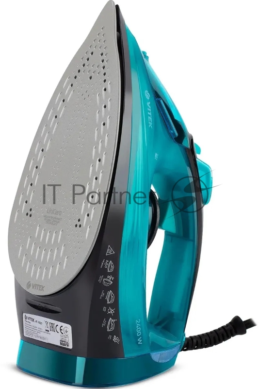 Утюг Vitek VT-8322 бирюзовый/черный