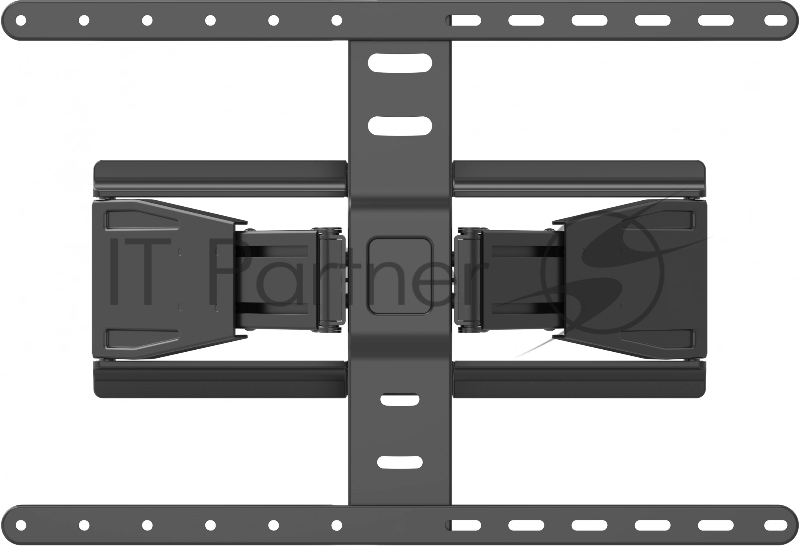 Кронштейн для телевизора Hyundai SL-F1 черный 43-90 макс.50кг настенный поворотно-выдвижной и наклонный