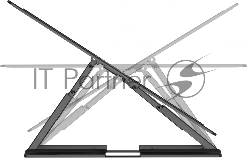 Кронштейн для телевизора Hyundai SL-F1 черный 43-90 макс.50кг настенный поворотно-выдвижной и наклонный