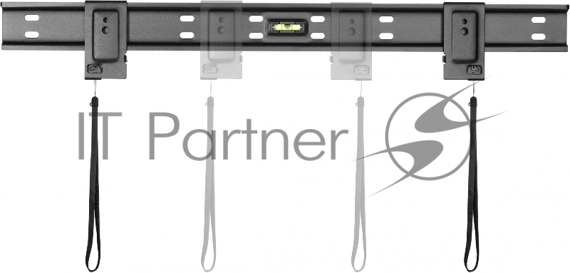 Кронштейн для телевизора Hyundai SL-X2 черный 37-75 макс.50кг настенный фиксированный