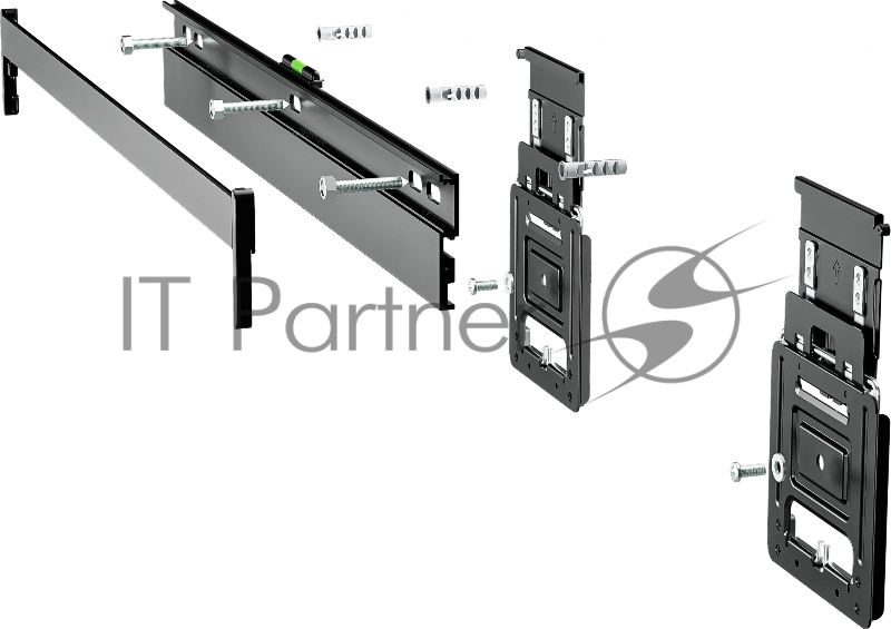 Кронштейн для телевизора Hyundai SL-X3 черный 32-65 макс.75кг настенный фиксированный