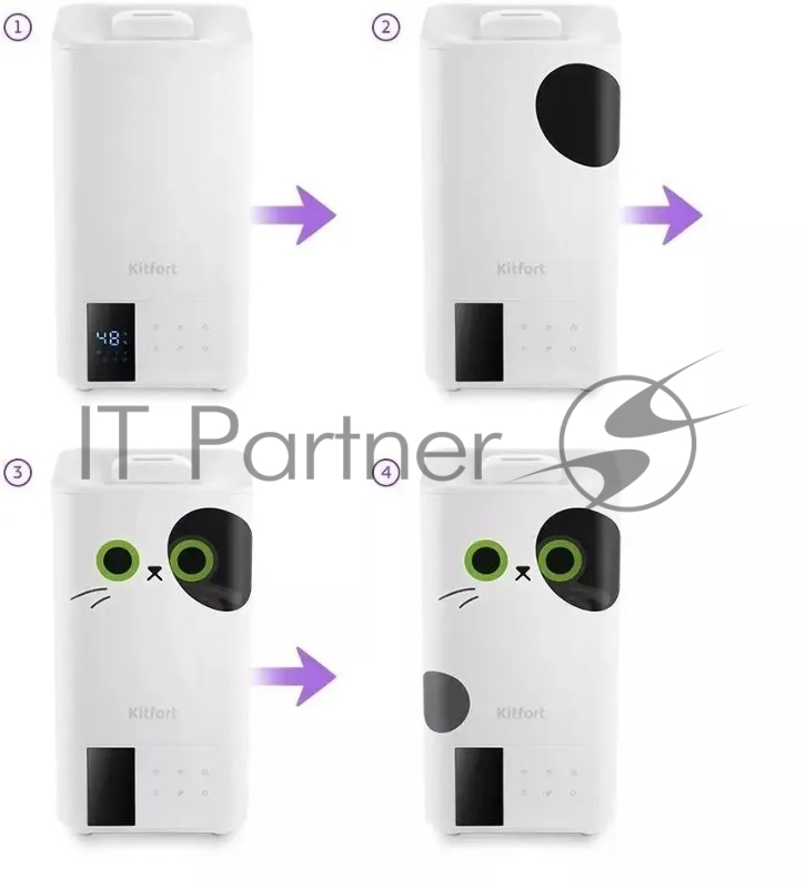 Увлажнитель воздуха Kitfort КТ-2885 белый