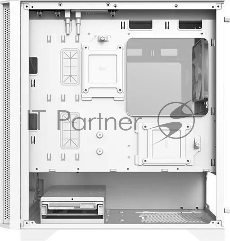 Корпус Montech AIR 100 LITE белый без БП mATX 2x120mm 1xUSB2.0 2xUSB3.0 audio bott PSU