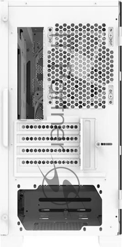 Корпус Montech AIR 100 LITE белый без БП mATX 2x120mm 1xUSB2.0 2xUSB3.0 audio bott PSU