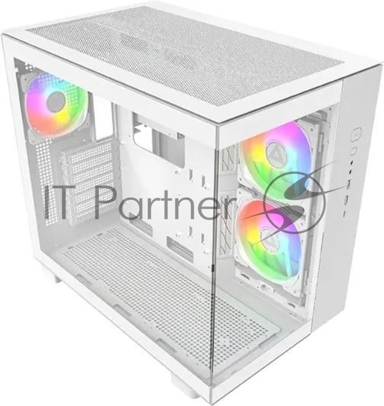 Корпус Montech King 65 белый без БП ATX 2xUSB3.0 audio bott PSU