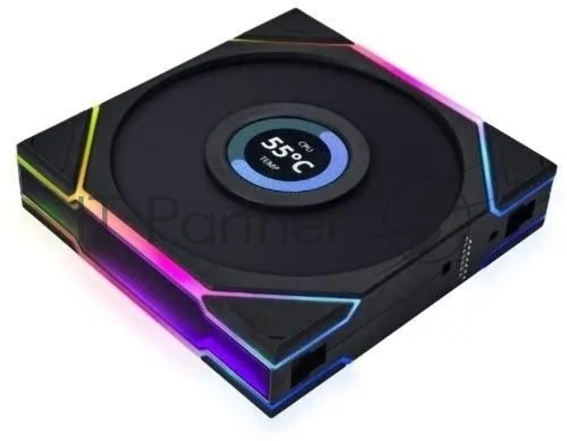 Вентилятор для корпуса Lian-Li Uni Fan TL 120 LCD Reverse ARGB 120х120x28 черный 7-pin 31дБ (G99.12RTLLCD1B.00) Ret