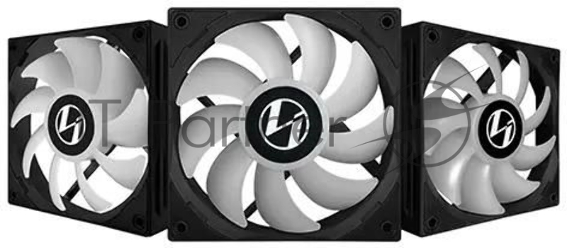 Вентилятор для корпуса Lian-Li ST120 ARGB 120х120x25 черный 4-pin 32.0дБ (упак.:3шт) (G99.12ST3B.00) Ret